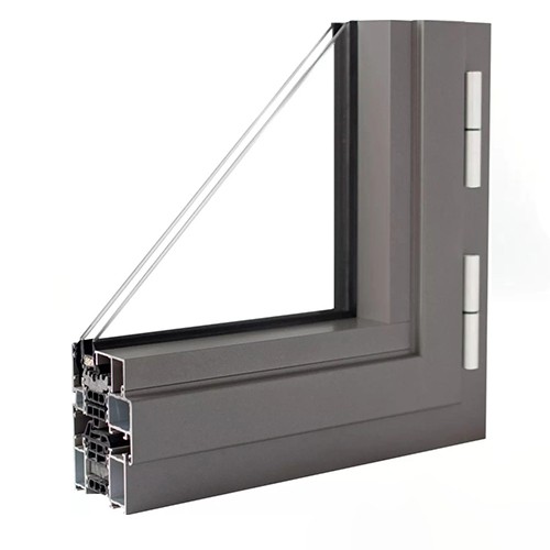 Pencereler ve Kapılar için Termal Doldurma ve Köprüleme Alüminyum Profilleri
