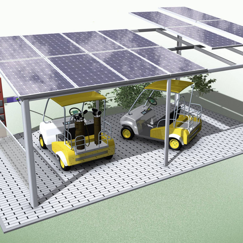 Ayarlanabilir Carport Güneş Paneli Raf Üreticisi
