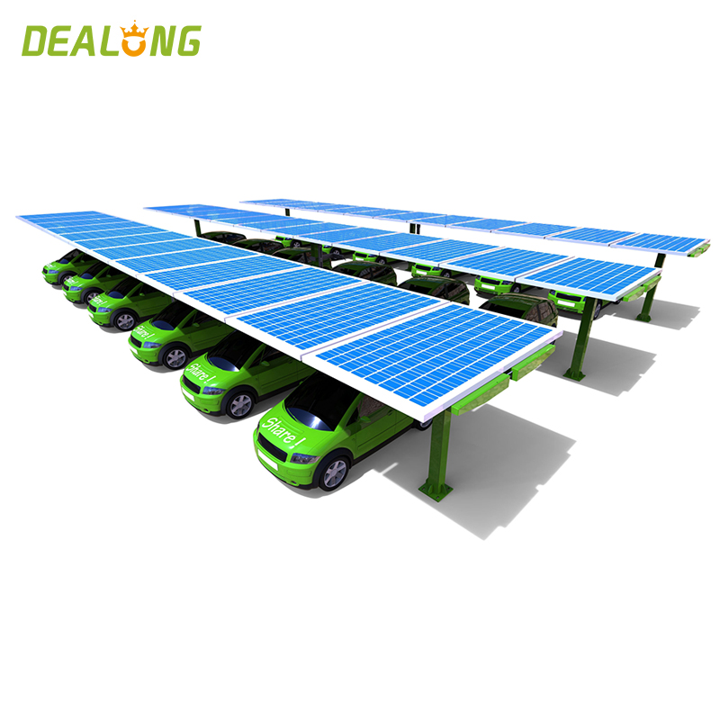 Su geçirmez Alüminyum PV Solar Carport Sistemi
