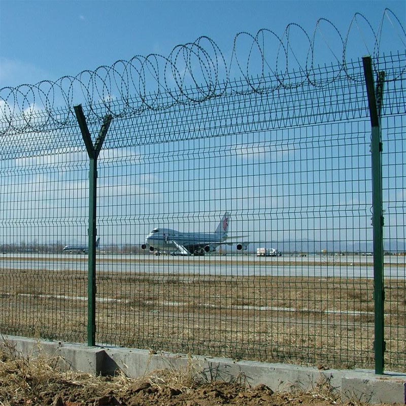 Havaalanı Çit Y Tipi Güvenlik Dikenli Tel Çit
