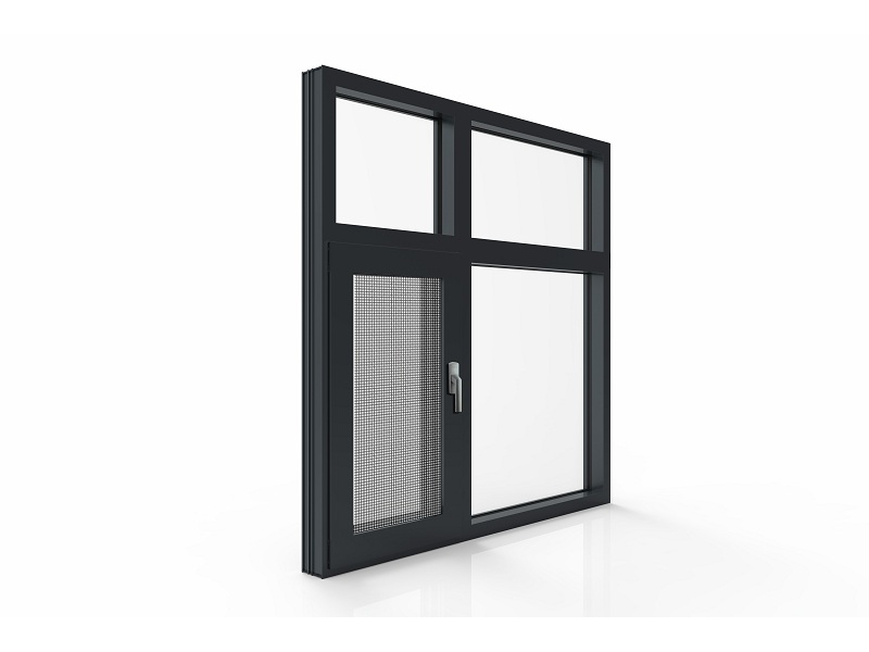 Çelik Sineklikli Profesyonel Düzey Hw49 Alüminyum Kanatlı / Kanatlı Pencere
