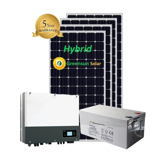 Hibrit güneş enerjisi depolama sistemleri 3kw 4kw 5kw 6kw güneş ev sistemi için

