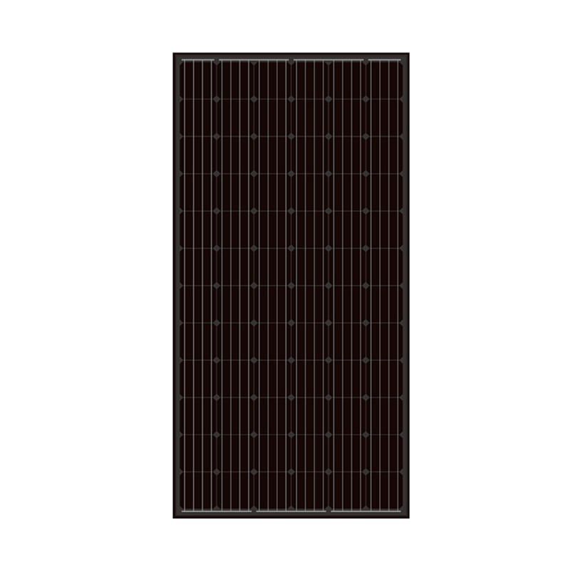 72cells Mono tamamen siyah güneş panelleri 350 watt 360 watt
