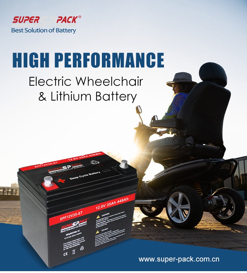 Superpack Lityum 12V35Ah Mobilite Scooter Pili