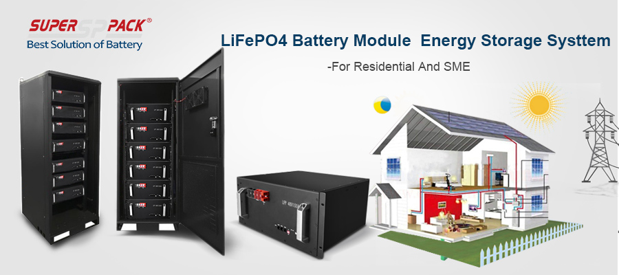 LiFePO4 Pil Modülü Enerji Depolama Sistemi