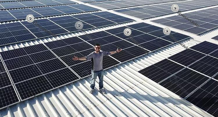 yarım kesilmiş hücreler güneş panelleri enerji sistemi