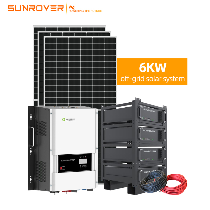 25 Yıl Garanti 6KW Off Grid Fotovoltaik Güneş Paneli Sistemi
