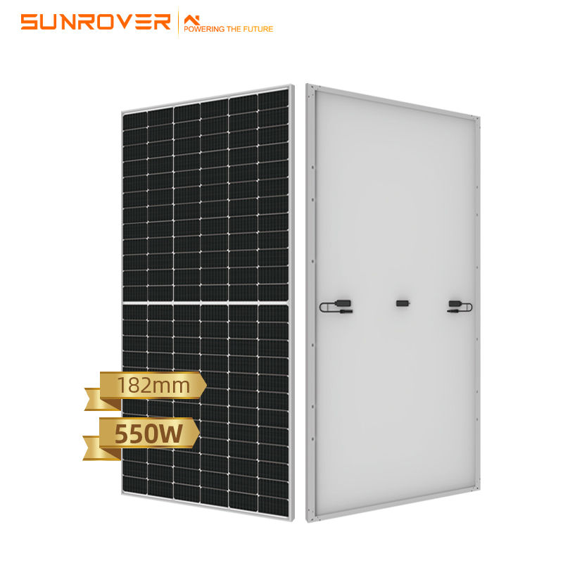 Yüksek Performanslı Monokristal Güneş Panelleri 530w Güneş Paneli 540w 550w 555w Yarım Kesim Güneş Panelleri

