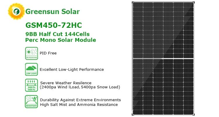 450w güneş paneli