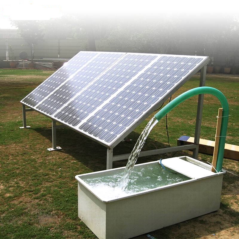 Ev için derin kuyu dalgıç güneş enerjili su pompası