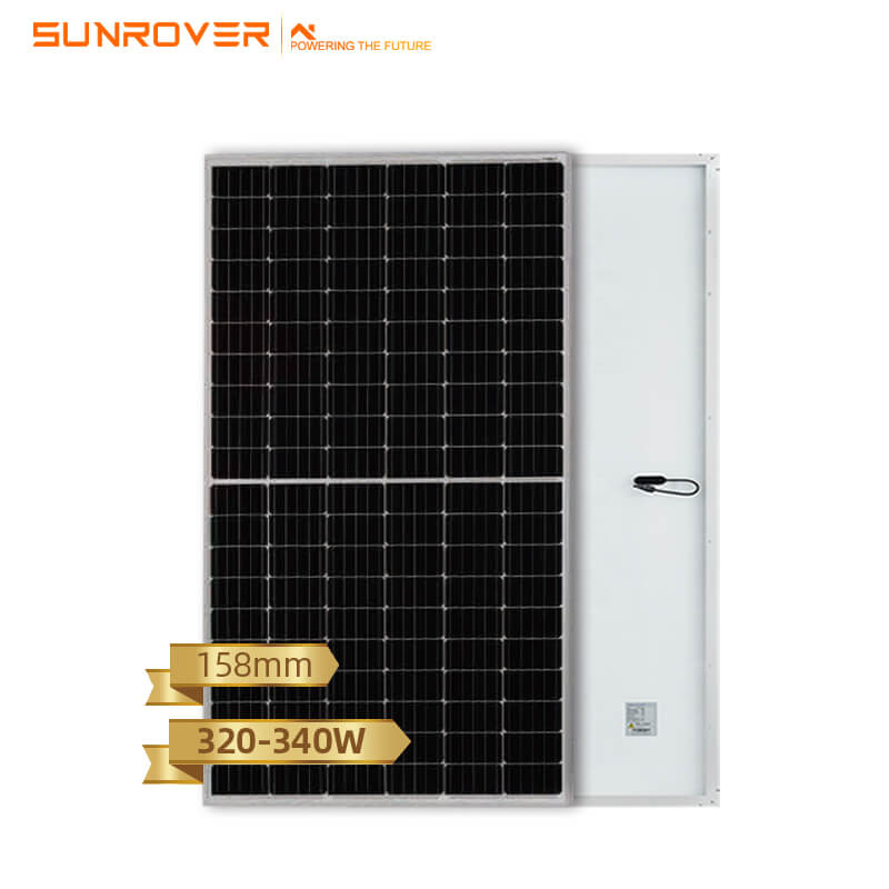 Yarım Hücre 320W 325W 330W 335W 340W Güneş Paneli güneş modülü sistem kullanımı için fiyat
