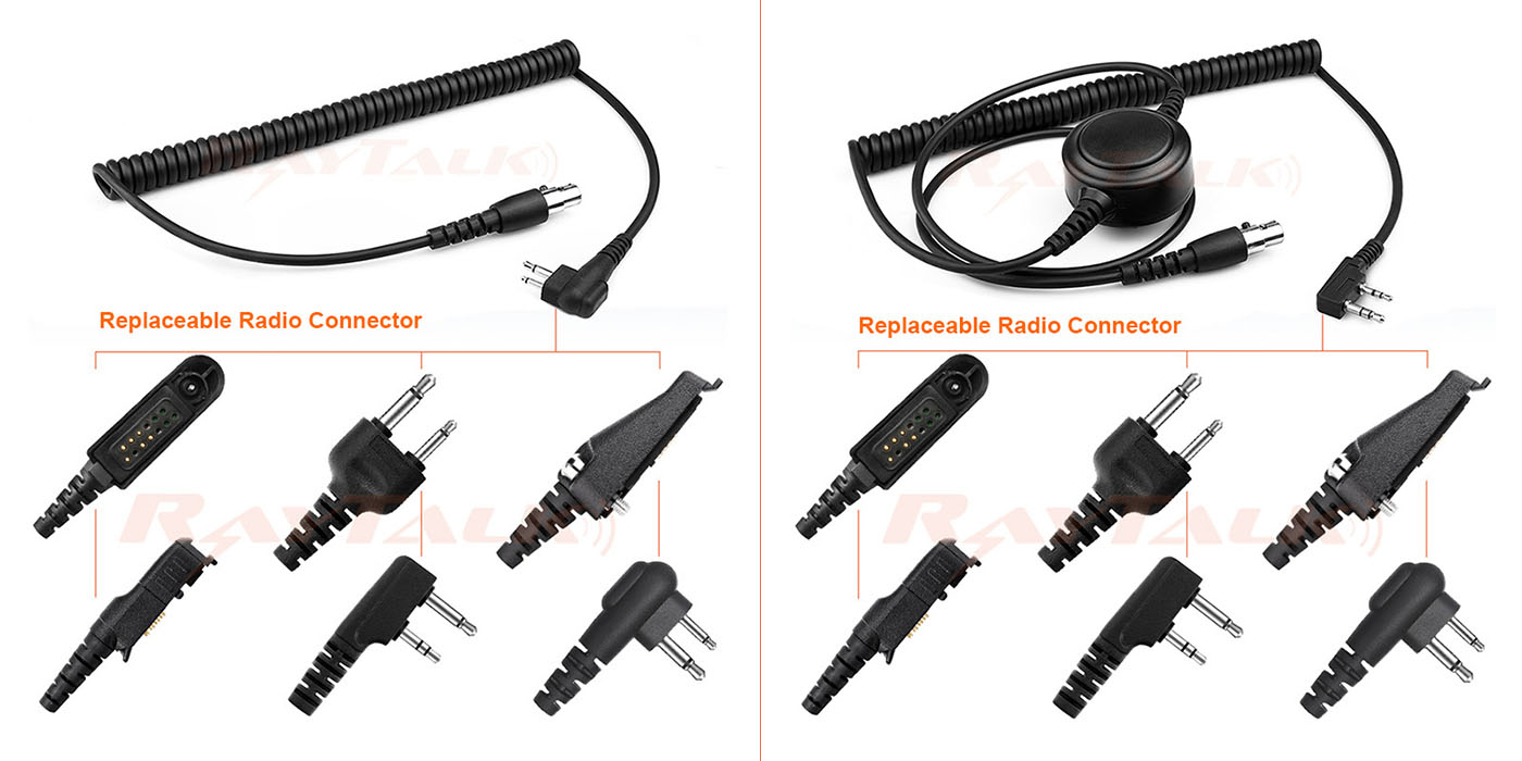 Ağır hizmet tipi Kulaklıklar için XLR 5 pinli Yedek Bobin Kablosu