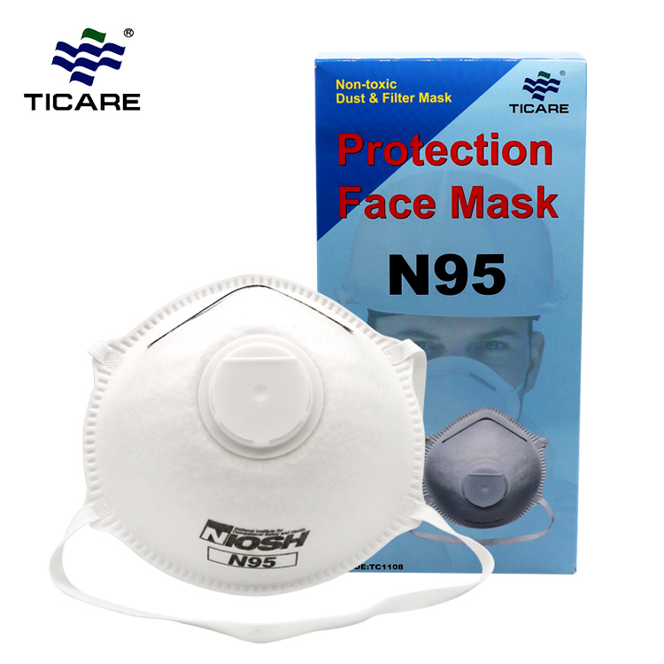 Tıbbi N95 Tek Kullanımlık Yüz Maskesi