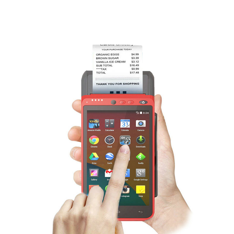 El Tipi Akıllı Paytm Kart Makinesi Android Pos Ödeme Terminali
