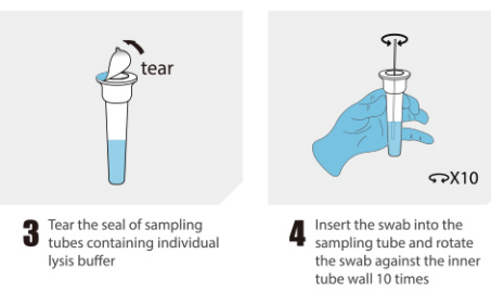 Nazal swab Antijen Testi (Kolloidal Altın)