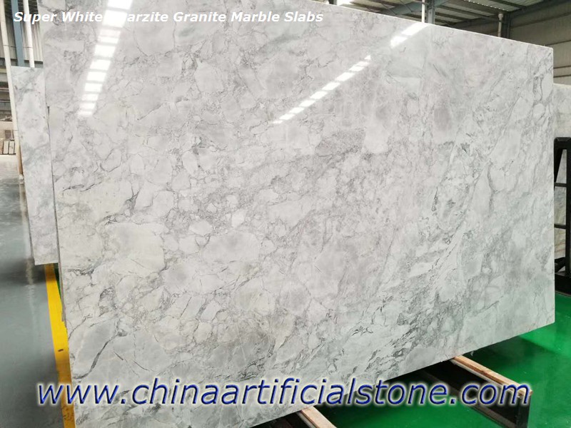 Süper Beyaz Kuvarsit Granit Mermer Dolomit Döşeme
