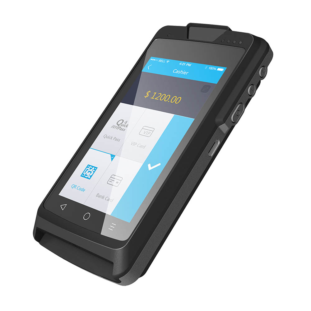 En Taşınabilir Finansal 4G Paypass Paywave PCI PTS Android EFT Akıllı POS
