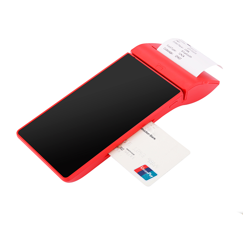 Bankalar İçin Yazıcılı El Tipi 4G NFC Hepsi Bir Arada Android MPOS Aygıtı
