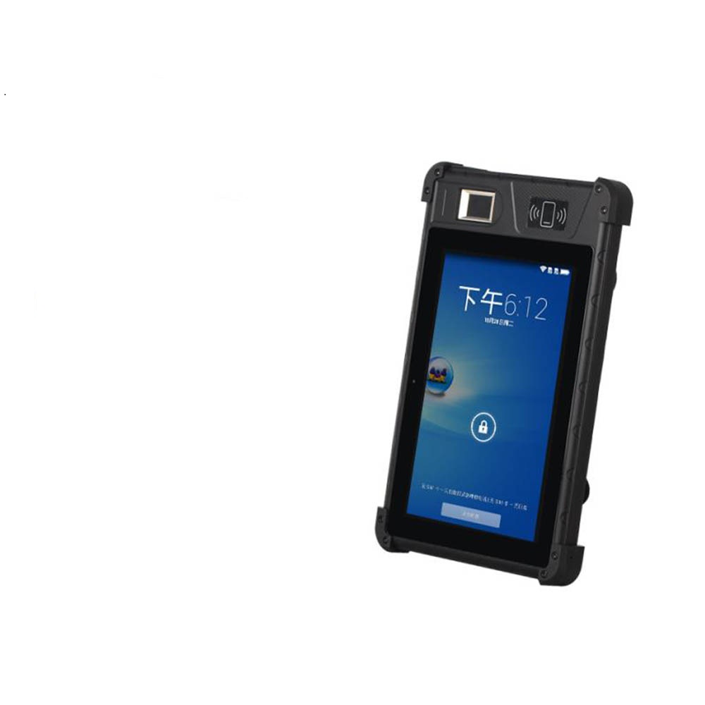 Telcom Sim Kaydı için Ucuz 8 İnç Android 4G Biyometrik Parmak İzi Tableti
