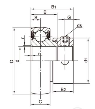 Çinko Alaşımlı Rulman U004