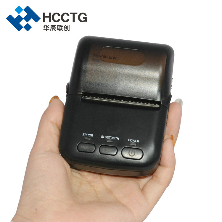 Mini Bluetooth 58mm Mobil 2D Barkod Termal Yazıcı HCC-T12
