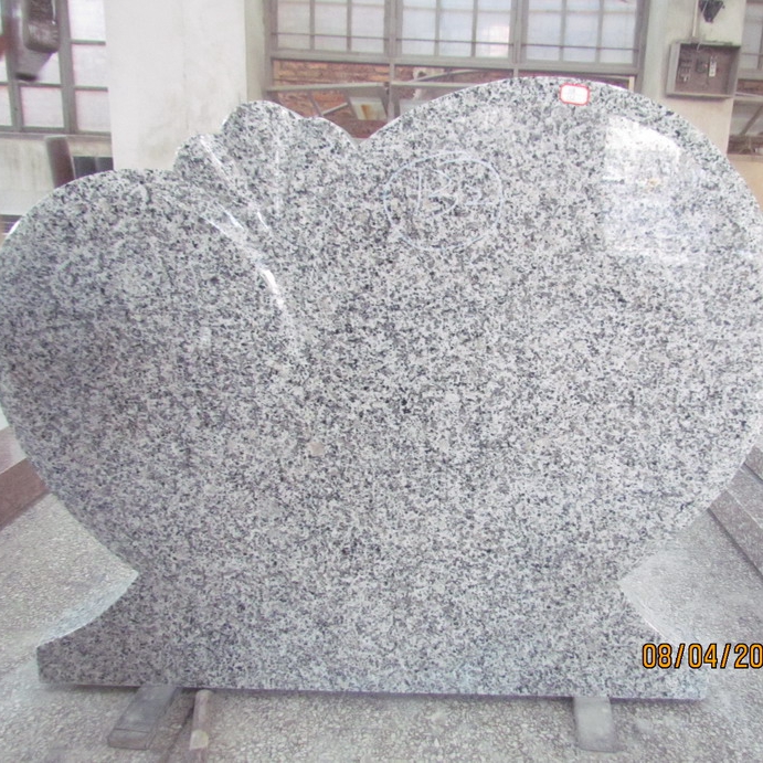 Doğal Taş G640 Gri ​​Granit Özelleştirilmiş Mezar Taşı
