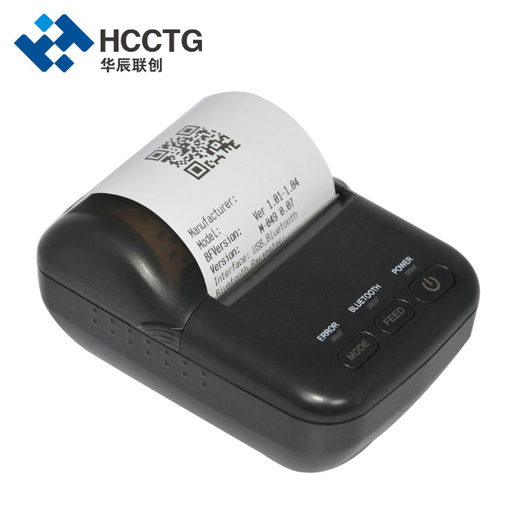 USB Bluetooth 58mm Taşınabilir Barkod Termal Yazıcı HCC-T12
