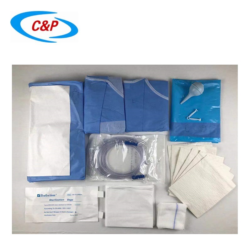 Tek Kullanımlık Sterilize Cerrahi Örtü C-Bölüm Paketi
