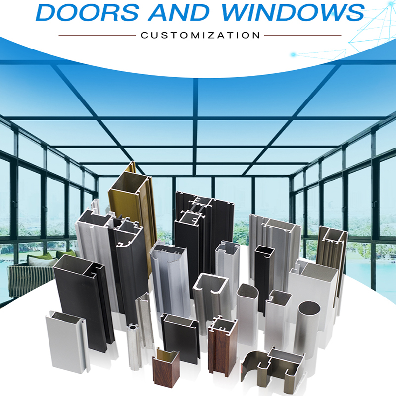 Pencere ve kapılar için alüminyum profil