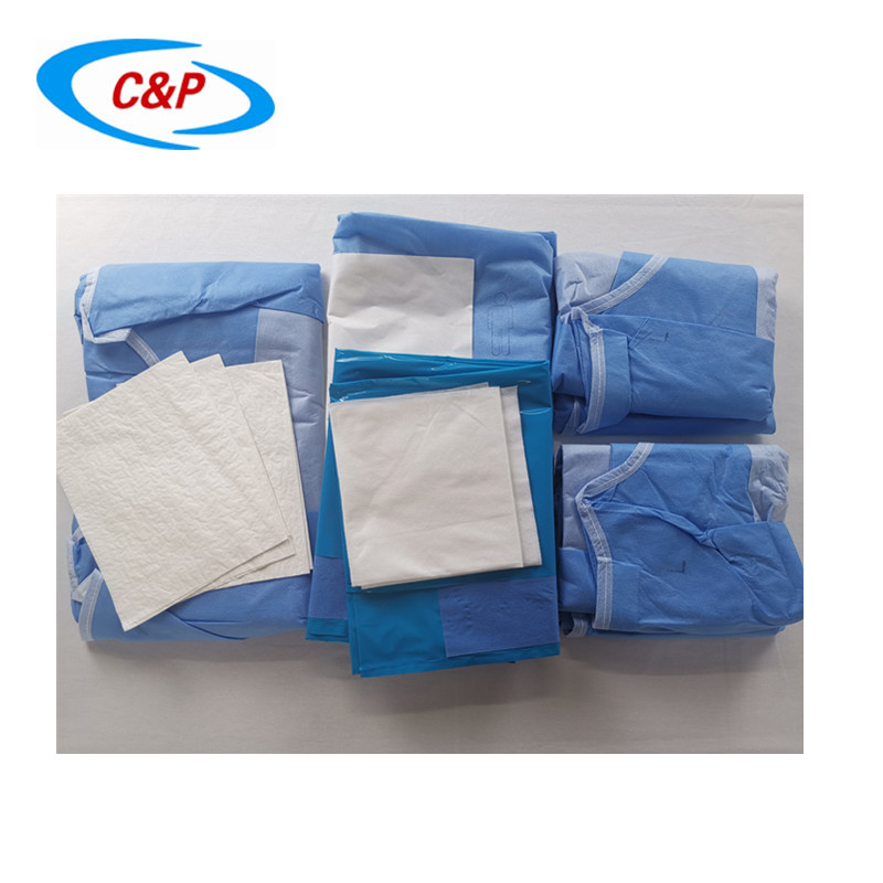 Hastane Kullanımı Nonwoven Steril C-Bölüm Örtü Paketi Üreticisi
