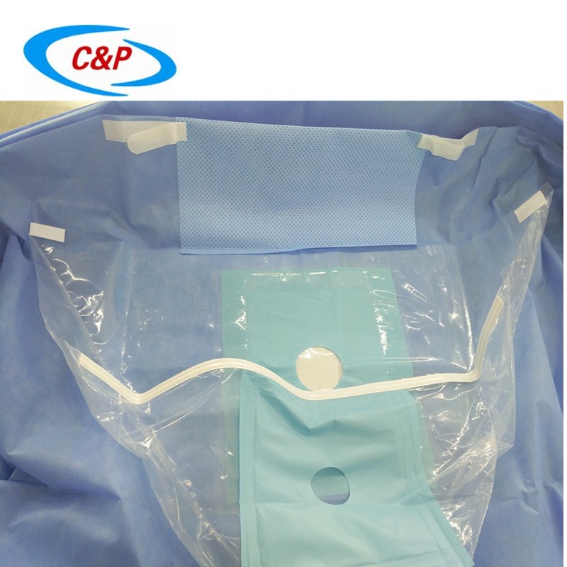 Armboard Kapaklı Steril SMS Ortopedik Diz Artroskopi Cerrahi Örtüsü
