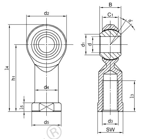 Paslanmaz Çelik Çubuk Uçlar SPHSB10EC