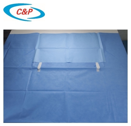 CE&amp;ISO 13485 Sertifikasyonu ile Cerrahi için Tek Kullanımlık Mavi Cerrahi/Medikal Takviyeli Yapıştırıcı Yan Örtüsü
