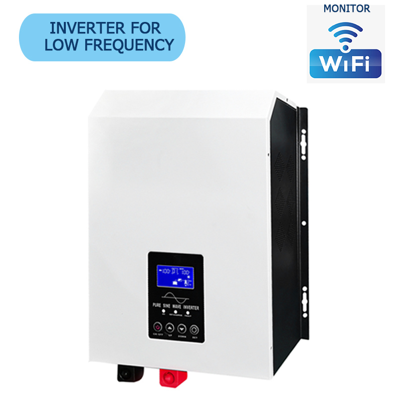 3KW 24V düşük frekanslı invertör saf sinüs dalgası şebekeden bağımsız invertör ev için
