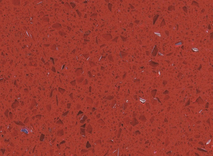 RSC1801 kristal kırmızı kuvars taş levhalar
