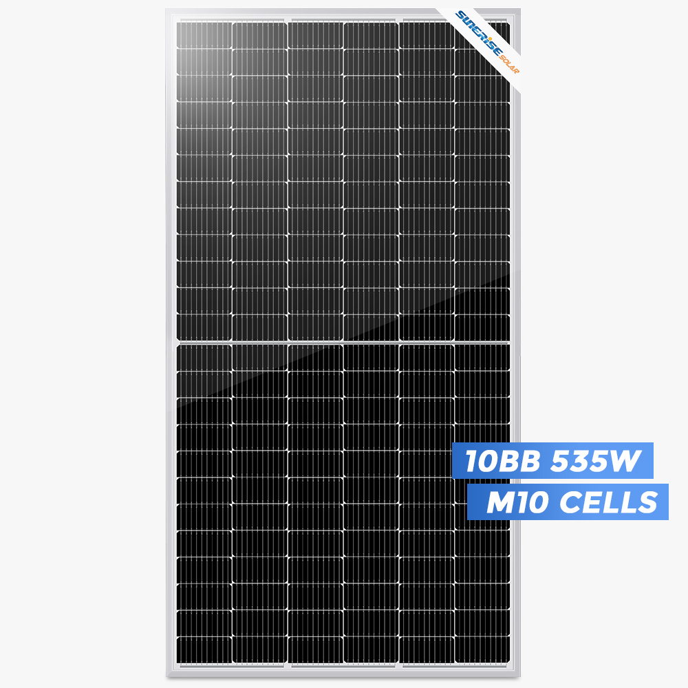 182 10BB Mono 535 Watt Fabrika Fiyatlı Güneş Paneli
