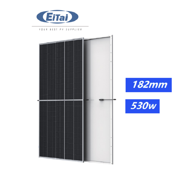EITAI güneş panelleri 550W Monokristal 10BB Ev İçin Yarım Kesim
