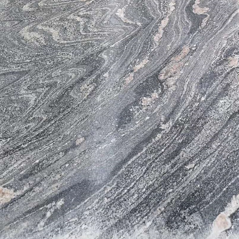 Çin Juparana Kum Dalgası Gri Granit Yer Karosu
