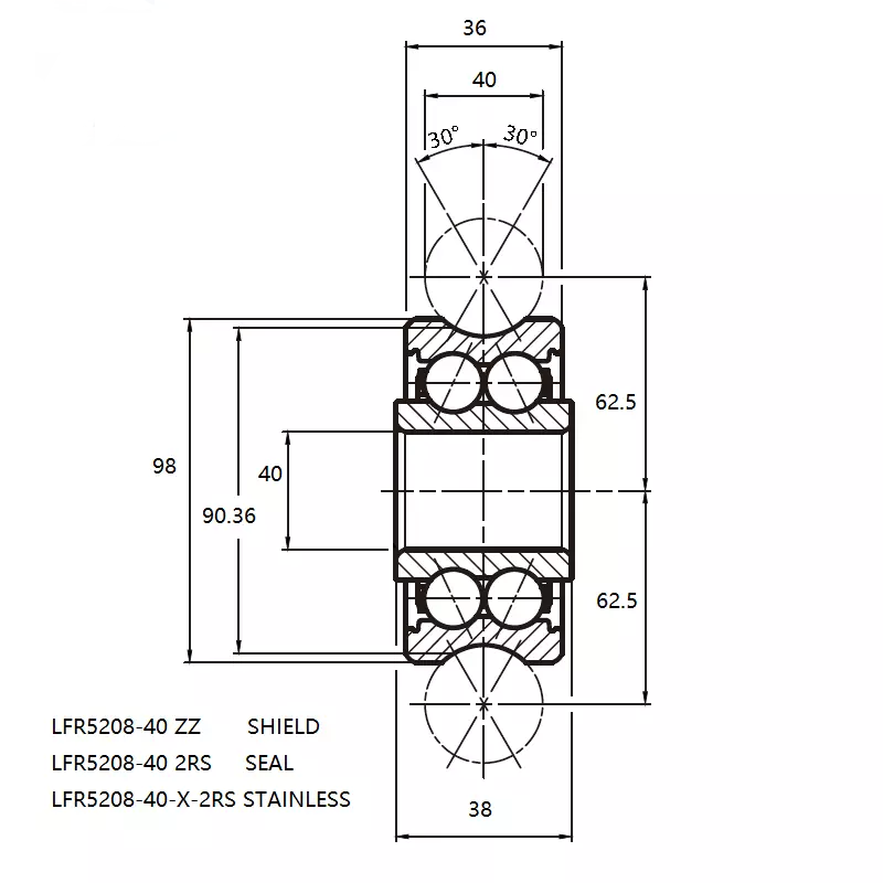 LFR5208-40 ZZ Boyutu