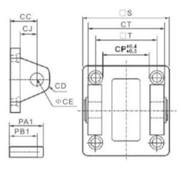 Arka Çatal Montajı ISO-CB32