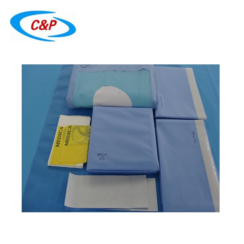 Tıbbi Kullanım İçin CE Belgeli Sıcak Satış Tek Kullanımlık Steril Dokumasız Kalça Örtüsü Paketi
