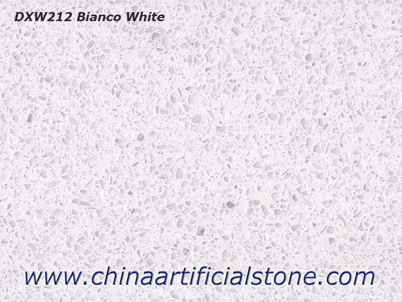 Bianco Beyaz Saf Beyaz Terrazzo Fayans ve Döşeme DXW212
