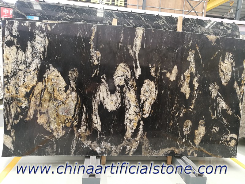 Brezilya Matrix Titanyum Siyah Granit Döşeme
