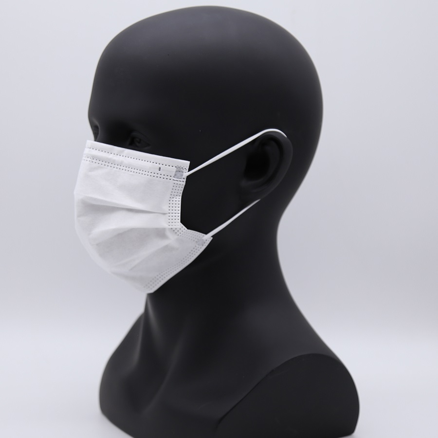 3 Katlı Kulak Askısı Dokuma Olmayan Yüz Maskesi Stokta Mevcuttur
