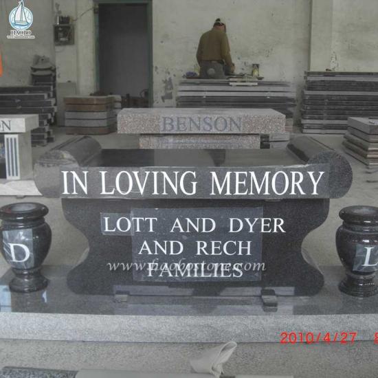 Fabrika Doğrudan Satış Siyah Granit Oyma Cenaze Anıtı Tezgahı
