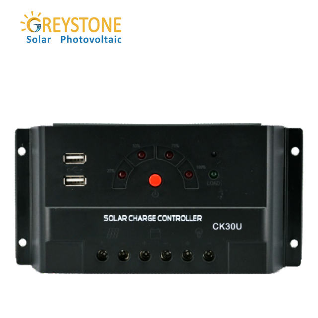 Greystone Yeni Stil 12V/24V PWM Solar Şarj Kontrol Cihazı
