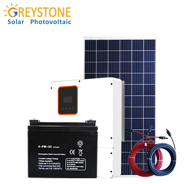 Greystone 10kw Teknik Destek Hibrit Güneş Enerjili Ev Sistemi
