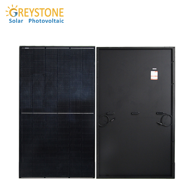 Greystone Tamamen Siyah Güneş Modülü Mono Güneş Paneli
