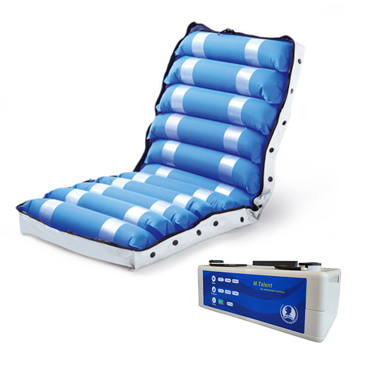 Tekerlekli sandalye için konfor alternatif basınç anti yatak yarası pedi tıbbi şişme aircell koltuk sandalye hava yastığı
