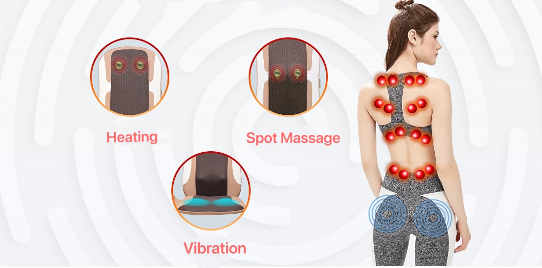 Shiatsu Sırt masajı Minderi